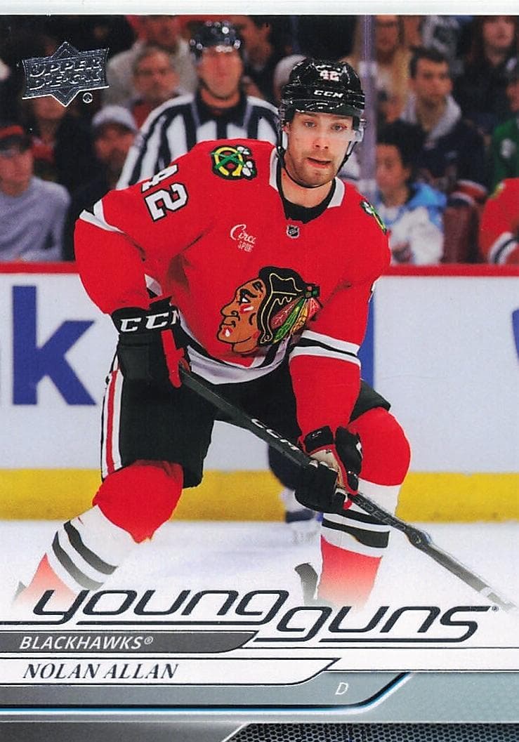 Nolan Allan trading card