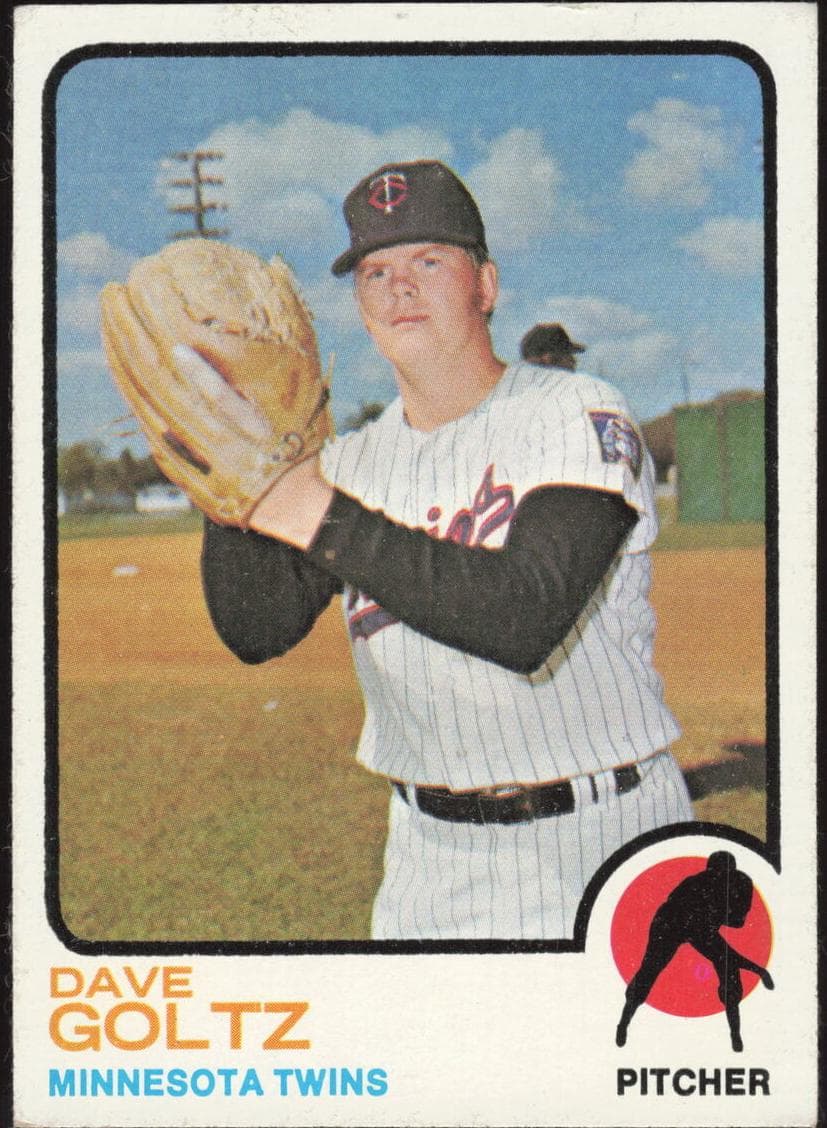 Dave Goltz 1973 topps Topps