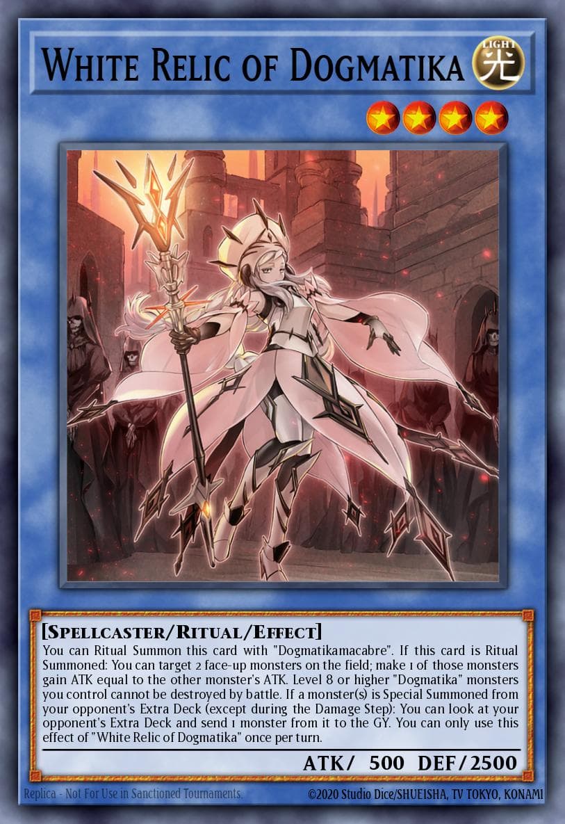 White Relic of Dogmatika 2021 Yu-Gi-Oh! Japanese Battle of Chaos