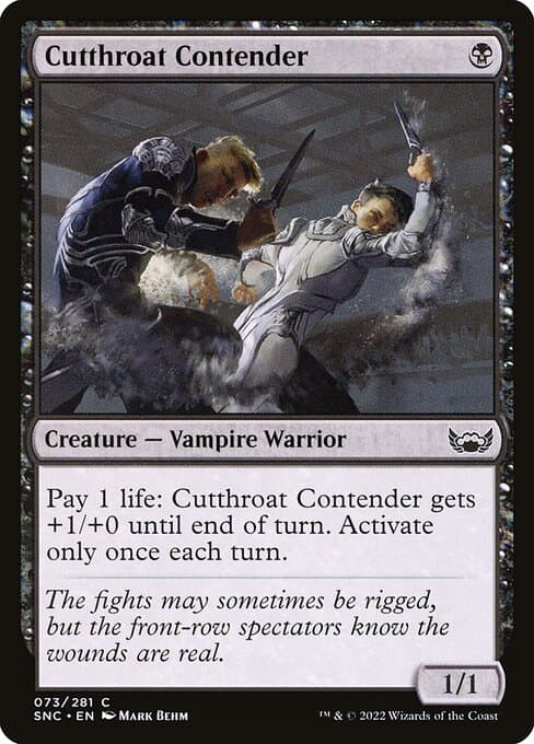 Cutthroat Contender 2022 Magic: The Gathering Streets of New Capenna