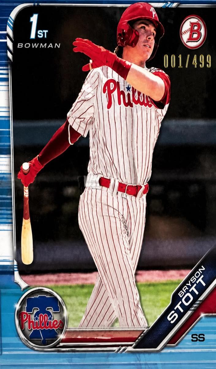 Bryson Stott 2019 bowman Bowman Draft