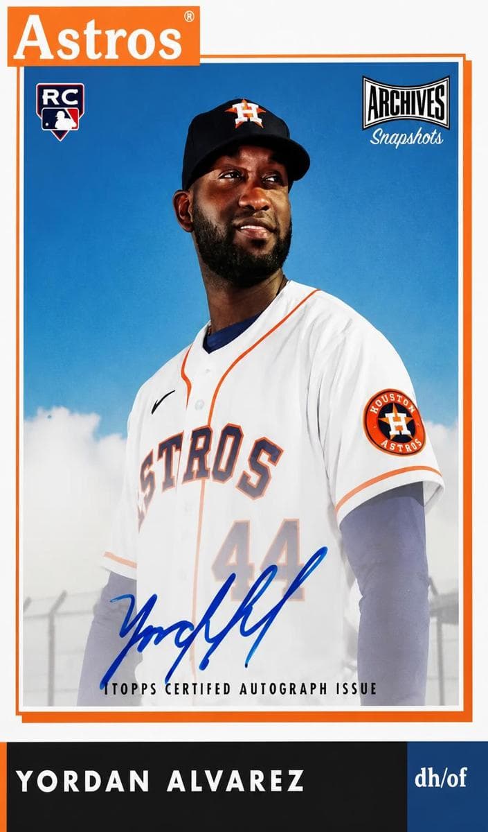 Yordan Alvarez 2020 topps