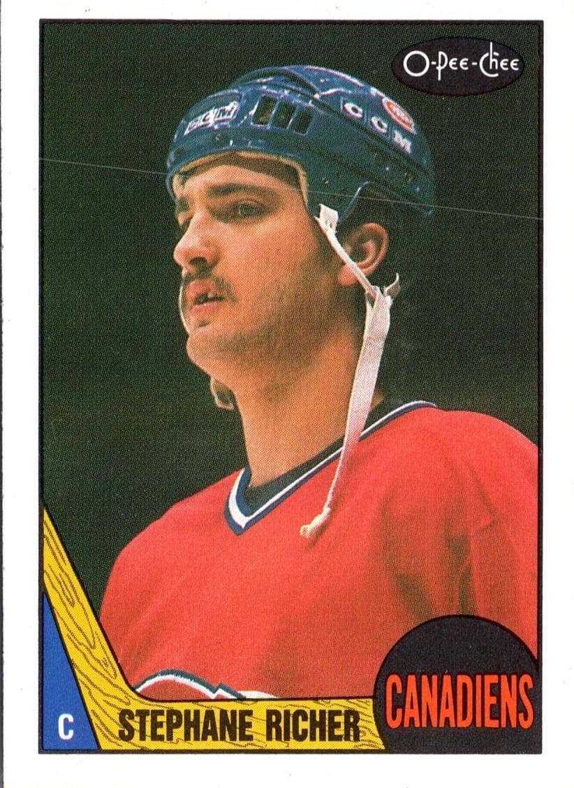 Stephane Richer trading card