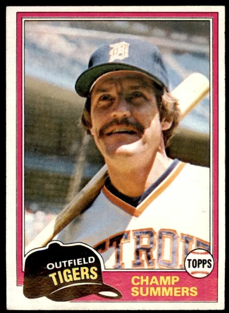 Champ Summers 1981 topps