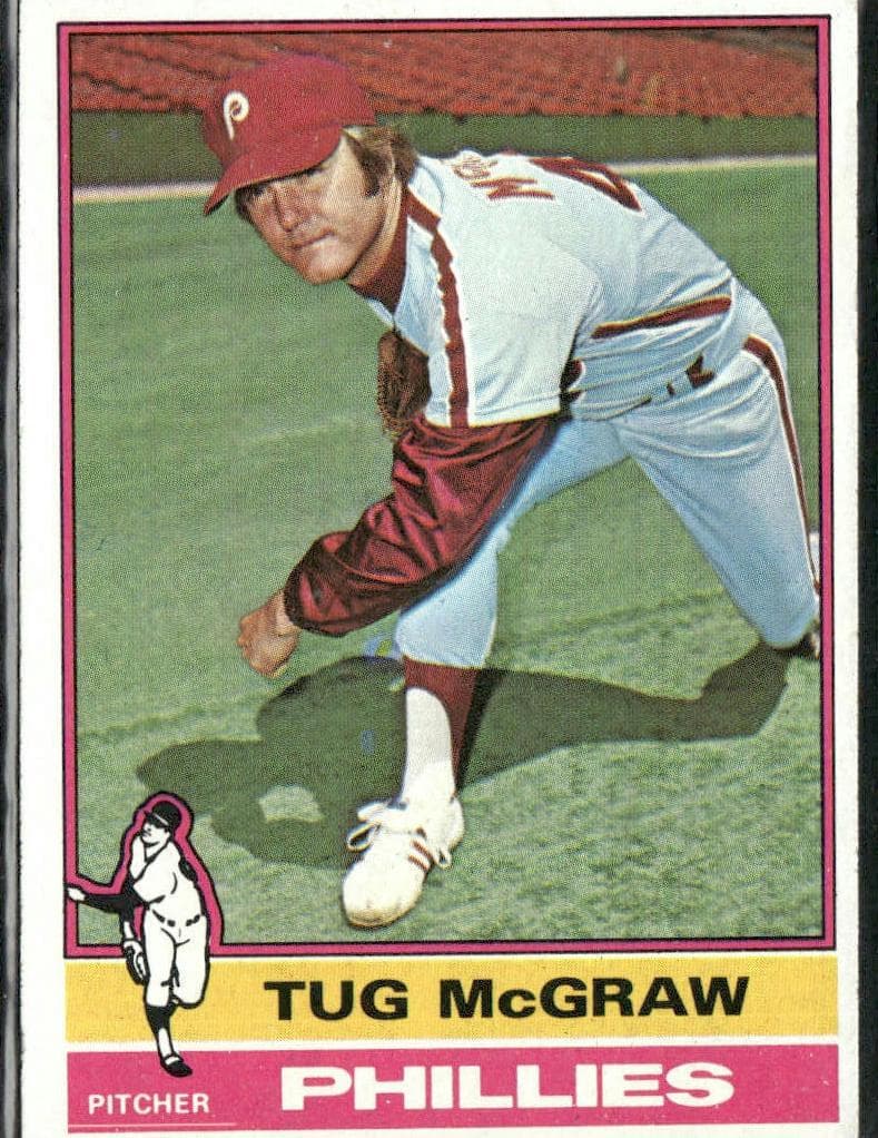 Tug McGraw 1976 topps Topps