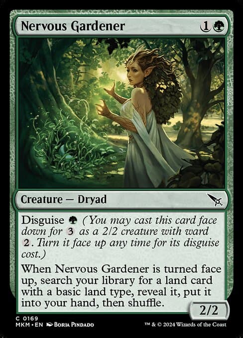 Nervous Gardener 2024 Magic: The Gathering Murders at Karlov Manor