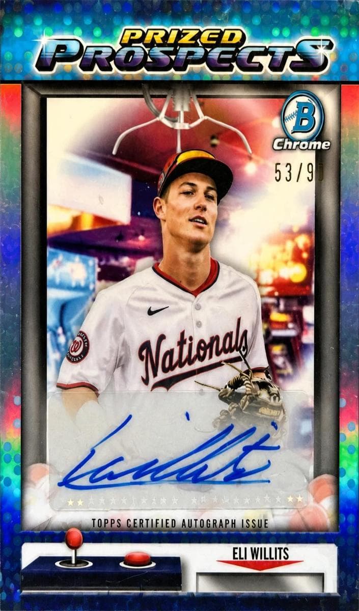 Eli Willits 2025 bowman Bowman Draft Chrome
