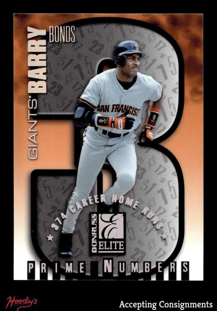Barry Bonds 1998 panini
