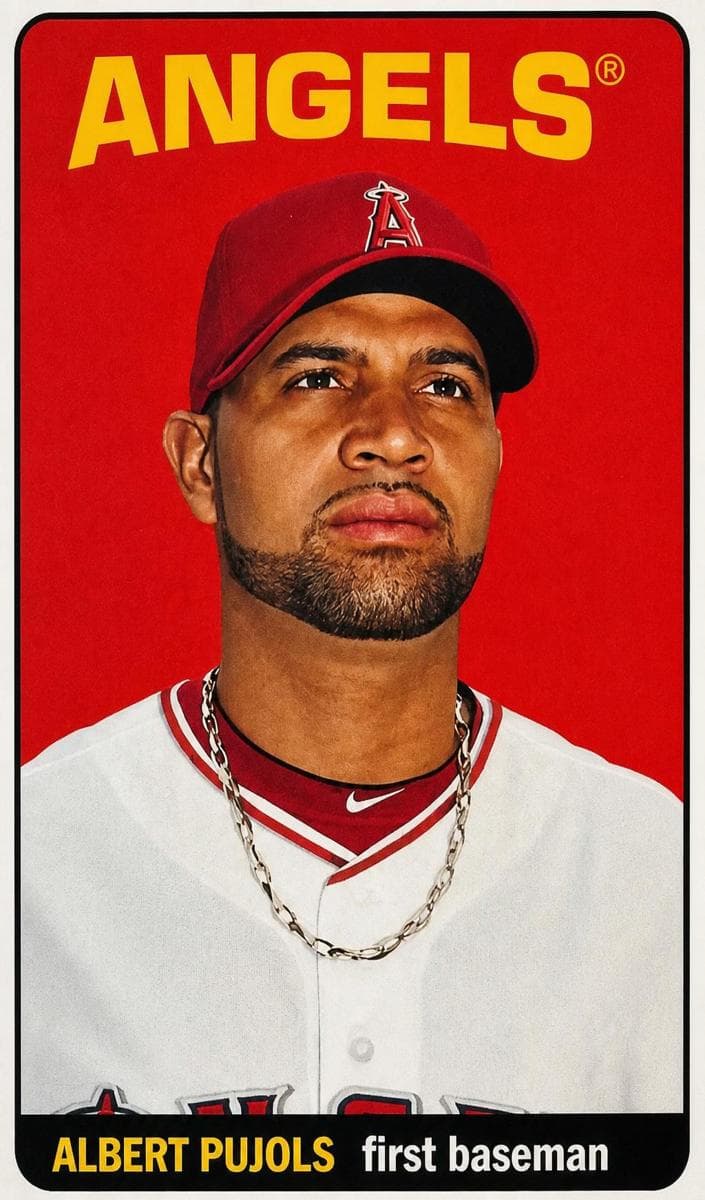 Albert Pujols 2013 topps