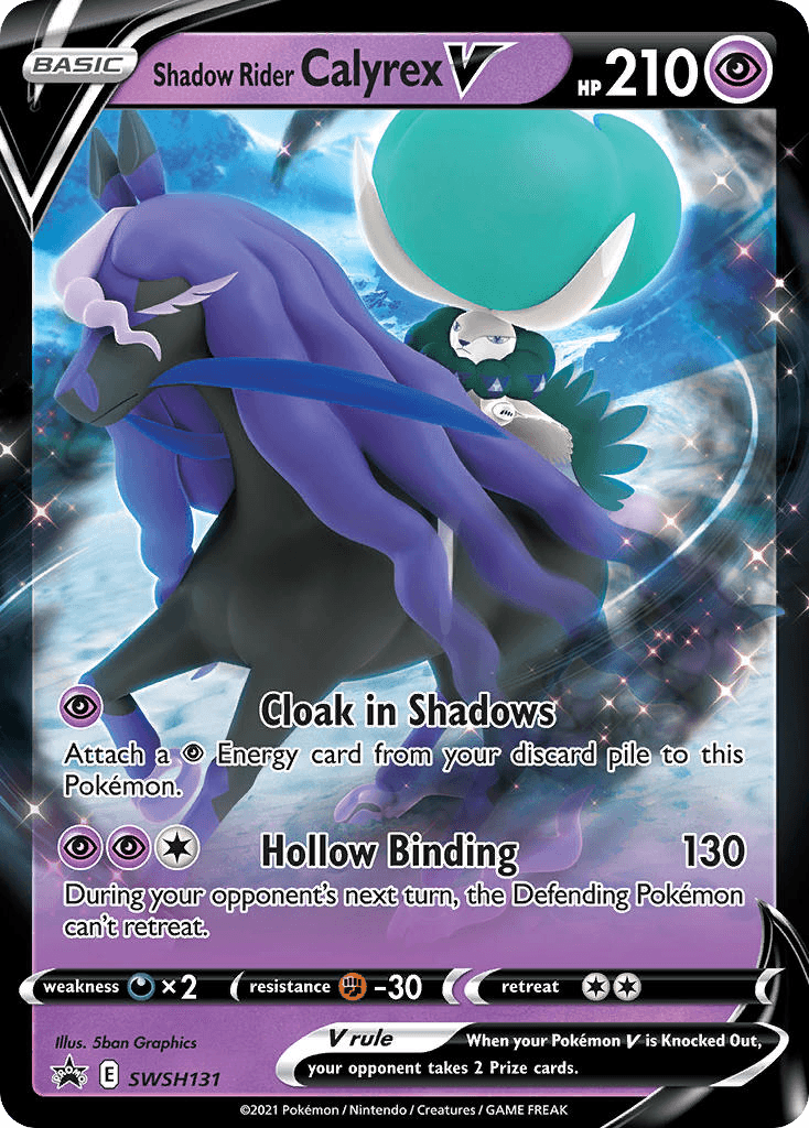 Shadow Rider Calyrex V 2021 Pokemon