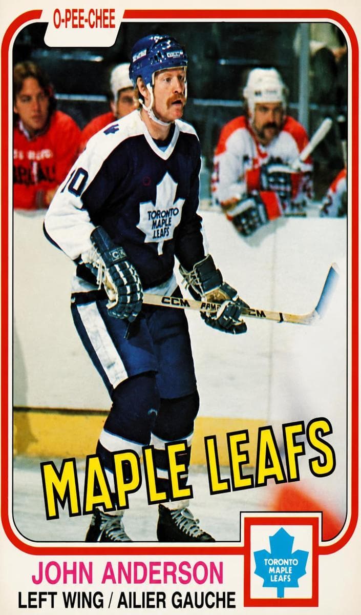 John Anderson 1981 topps O-Pee-Chee