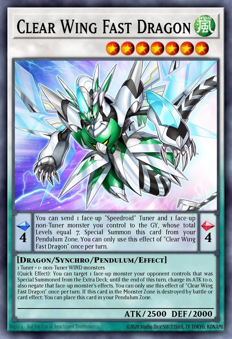 Clear Wing Fast Dragon #DUDE-EN011