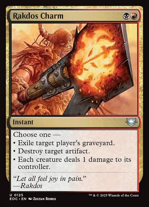Rakdos Charm 2022 Magic: The Gathering Starter Commander Decks