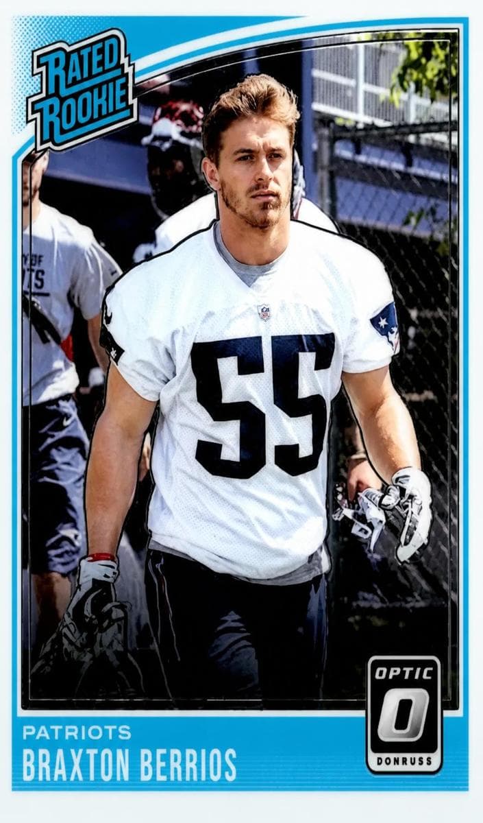 Braxton Berrios trading card