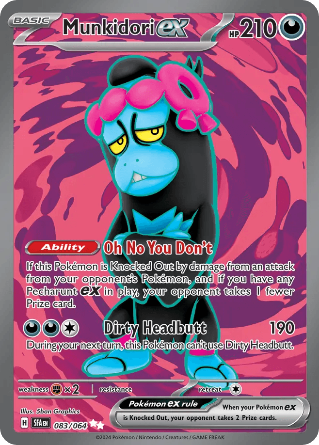 Munkidori ex 2025 Pokemon
