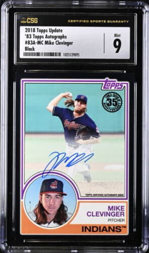 Mike Clevinger trading card
