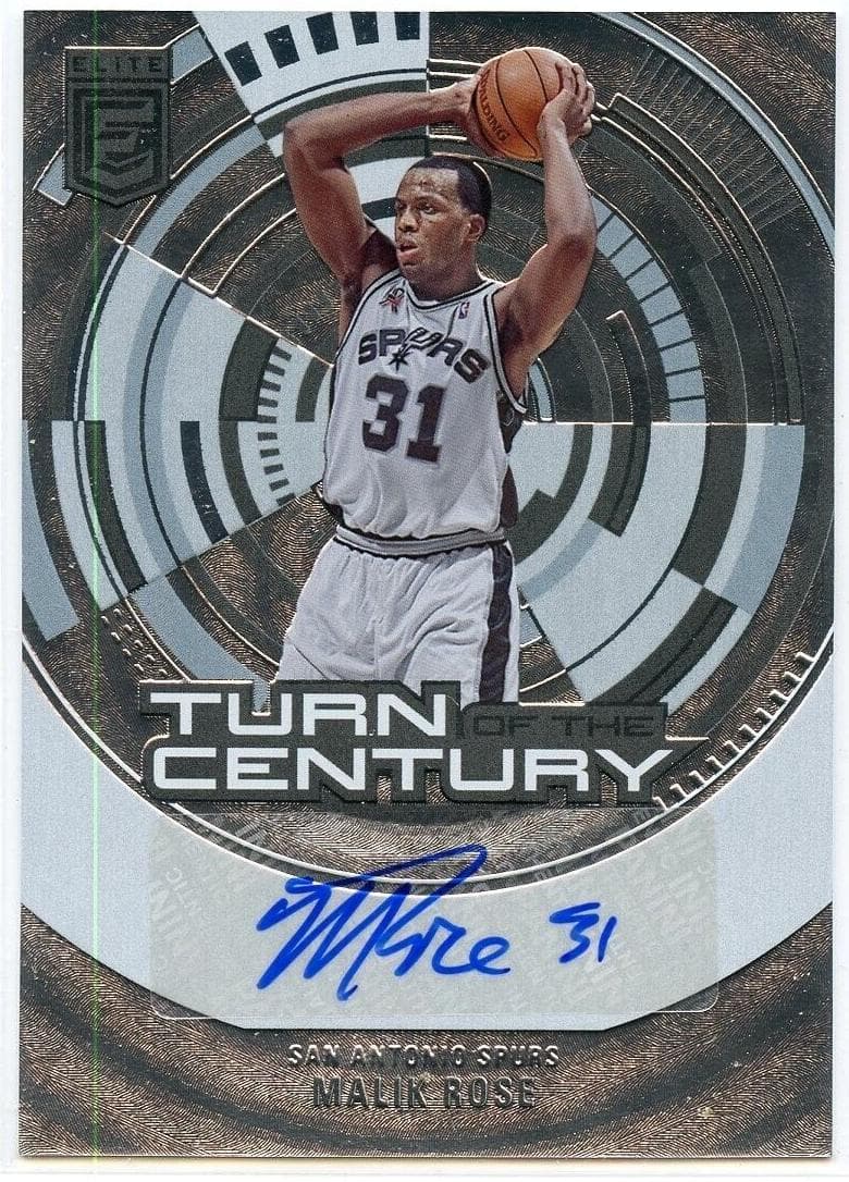 Malik Rose trading card