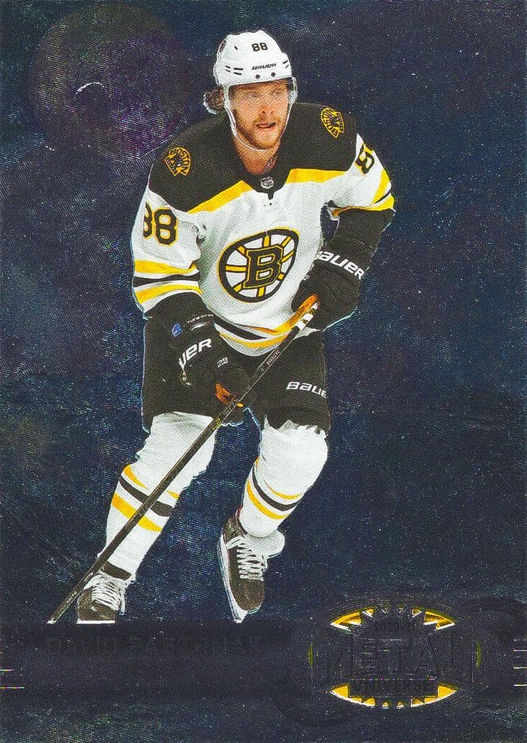 David Pastrnak 2020 fleer SkyBox Metal Universe