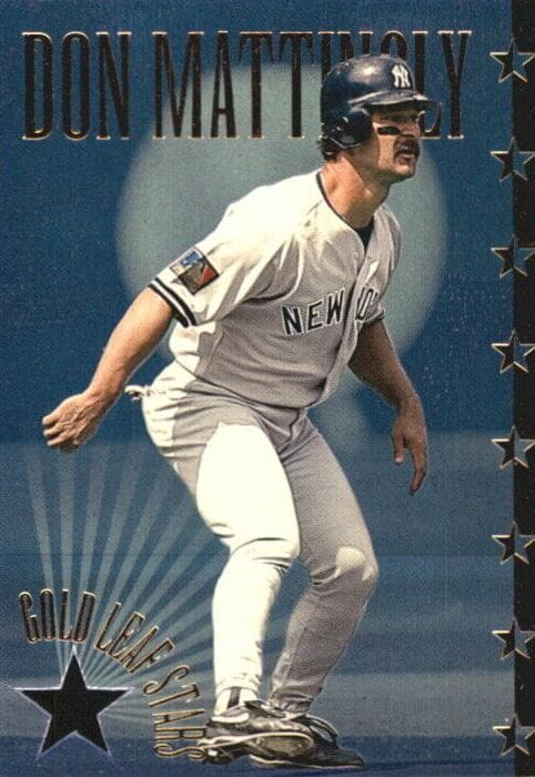 Don Mattingly 1995 leaf Leaf