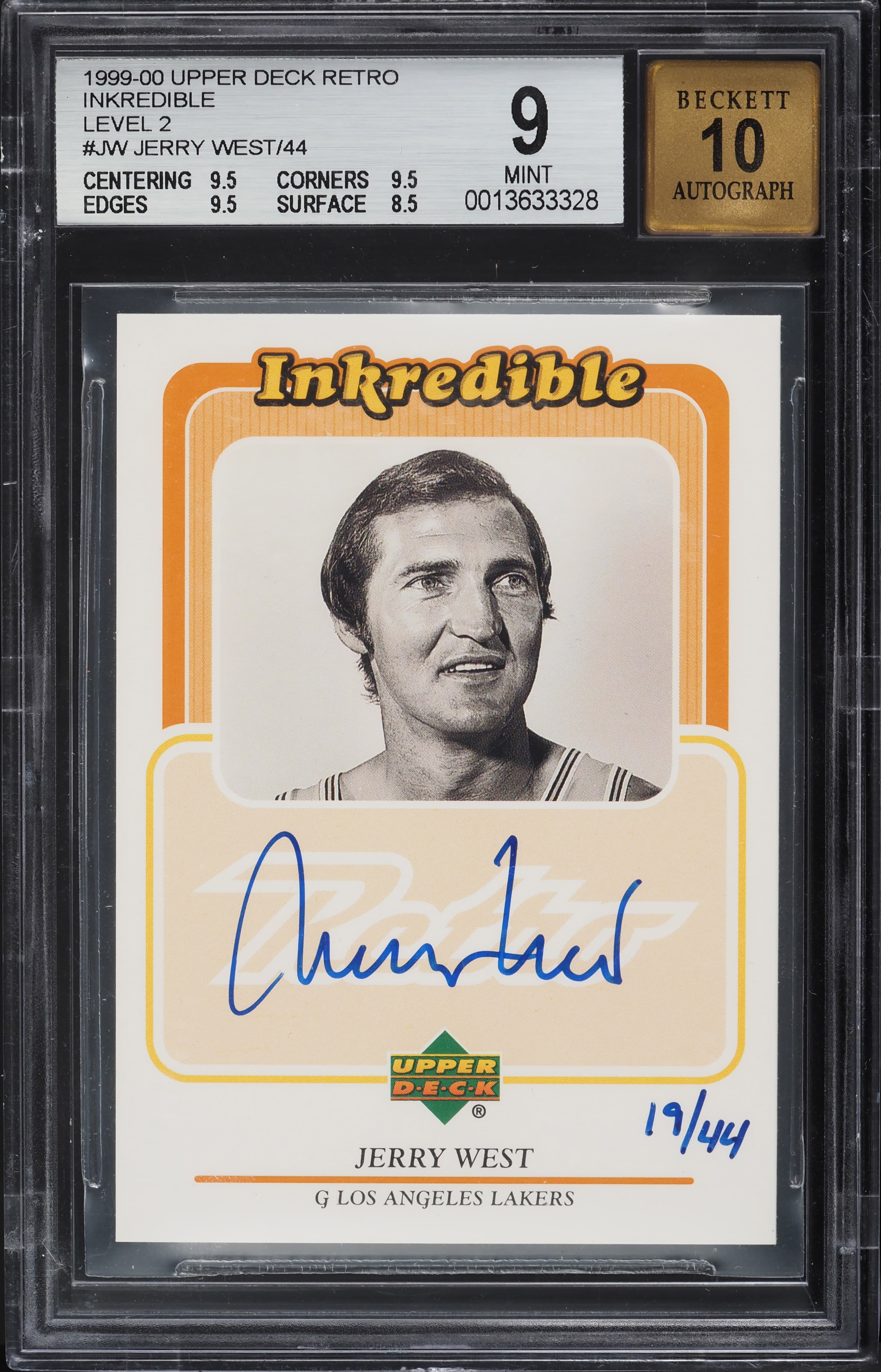 Jerry West 1999 upper-deck Retro