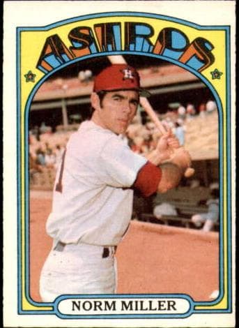 Norm Miller 1972 topps O-Pee-Chee