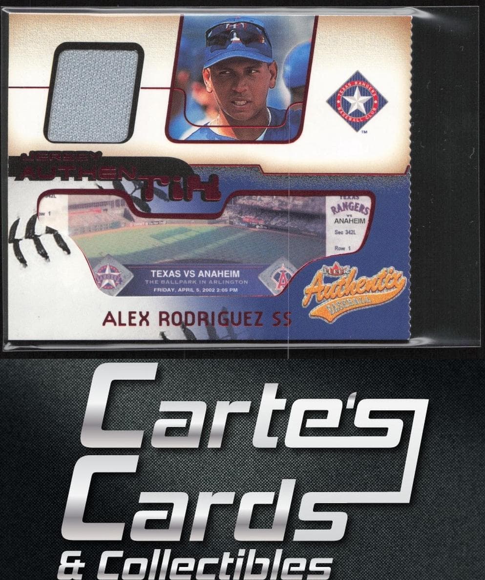 Alex Rodriguez 2002 fleer Fleer Authentix