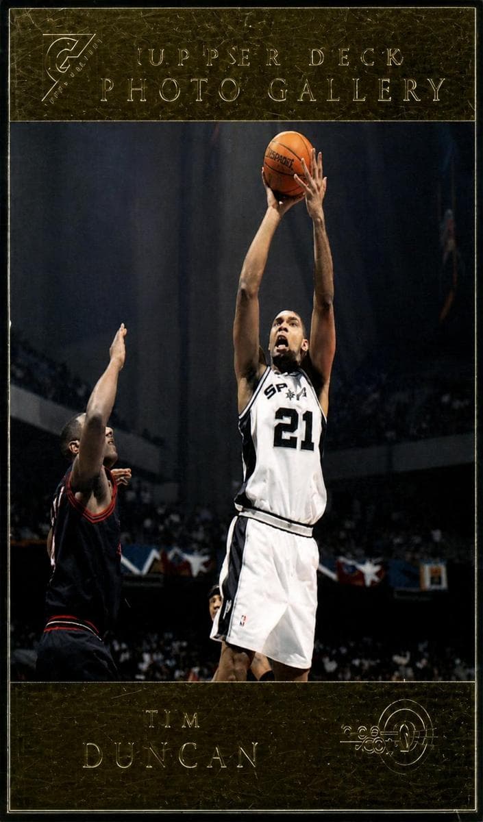 Tim Duncan 1999 topps Topps Gallery