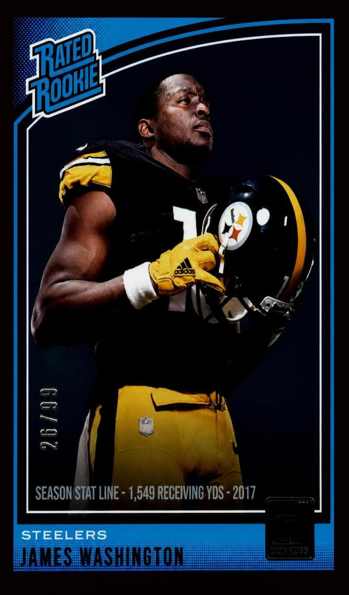 James Washington trading card