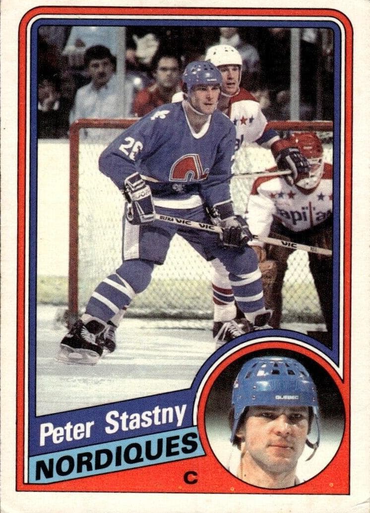 Peter Stastny 1984 topps O-Pee-Chee