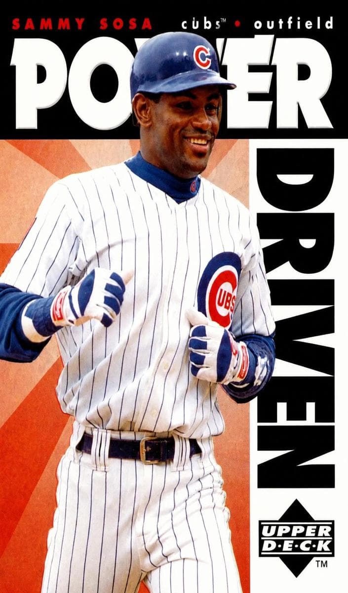 Sammy Sosa 1996 upper-deck Upper Deck