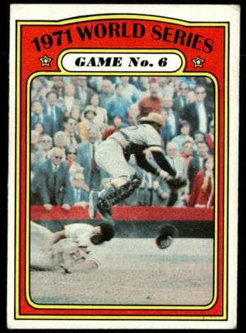 1971 World Series Game No. 6 #228