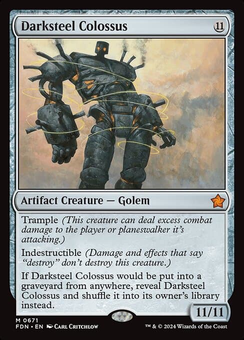 Darksteel Colossus 2004 Magic: The Gathering