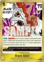 Blaze Slice trading card
