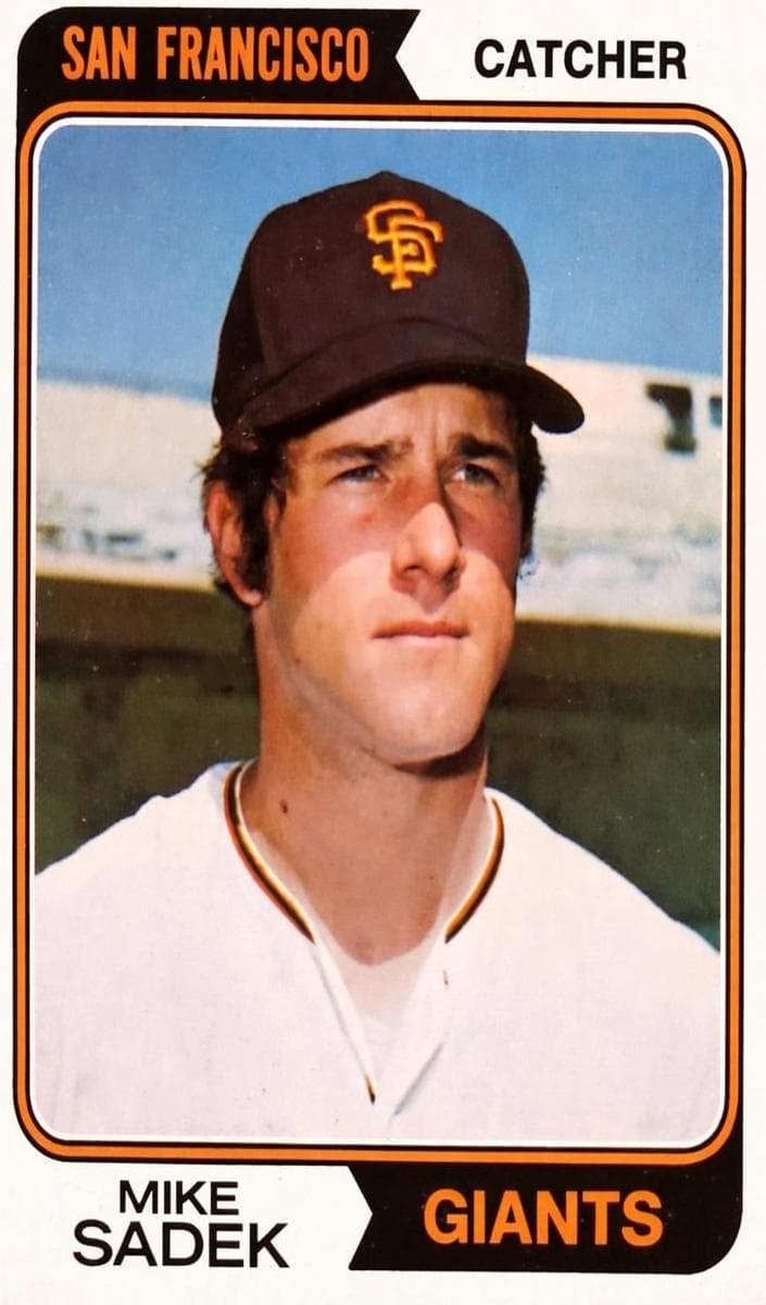 Mike Sadek 1974 topps Topps