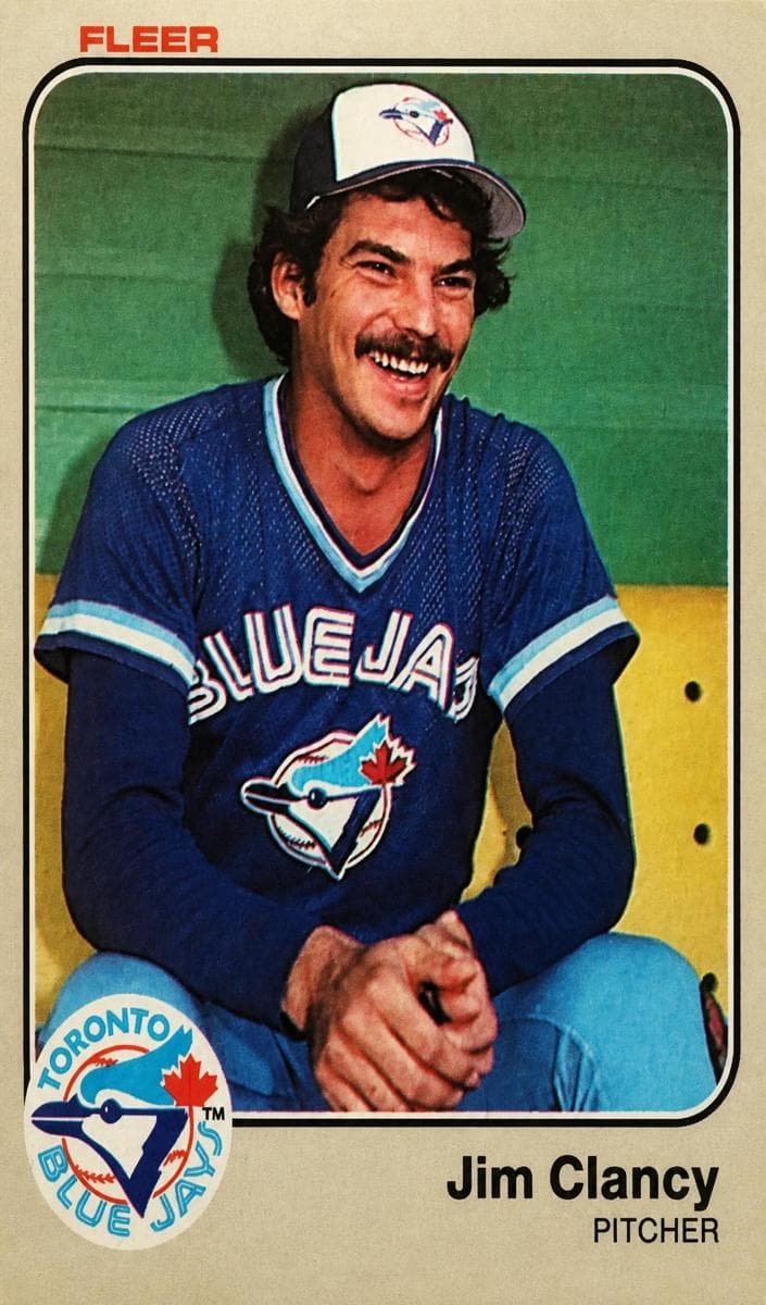Jim Clancy 1983 fleer Fleer