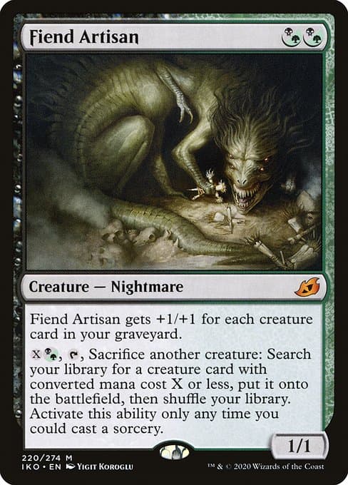 Fiend Artisan 2020 Magic: The Gathering Ikoria Lair of Behemoths