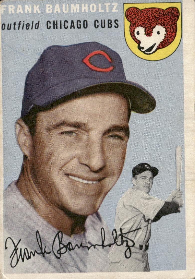 Frank Baumholtz 1954 topps Topps