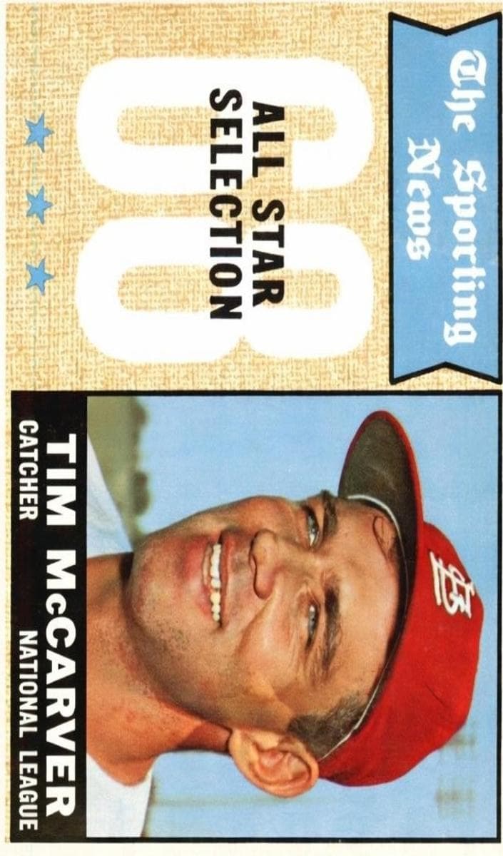 Tim McCarver 1968 topps Topps