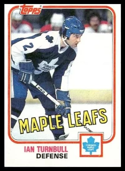Ian Turnbull 1981 topps Topps