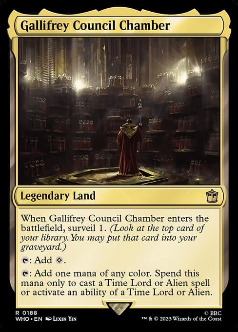 Gallifrey Council Chamber 2023 Magic: The Gathering Doctor Who