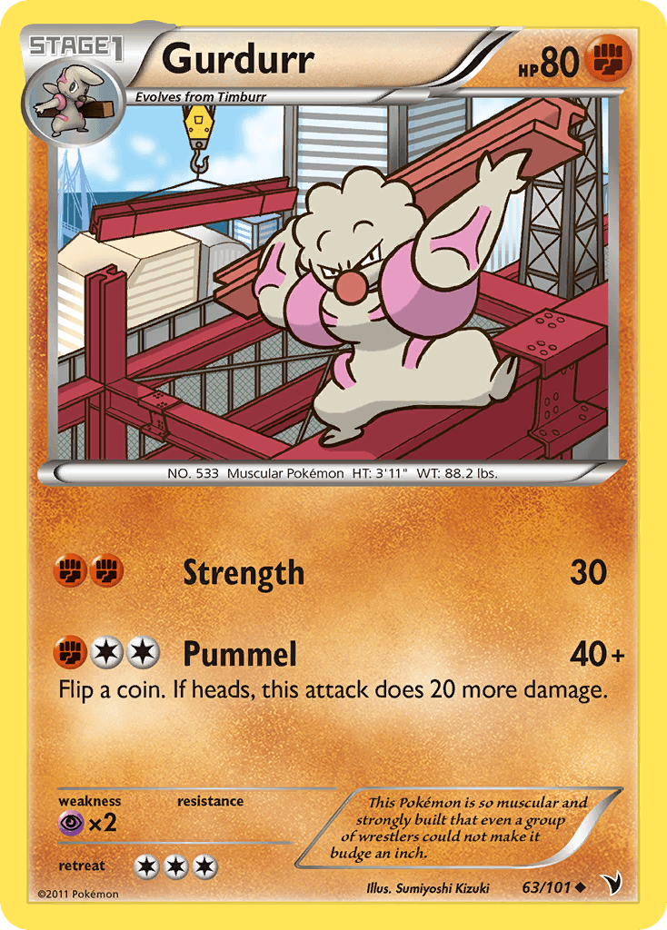 Gurdurr 2011 Pokemon