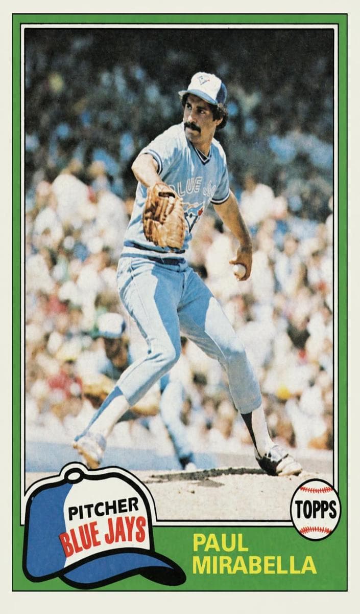 Paul Mirabella 1981 topps Topps