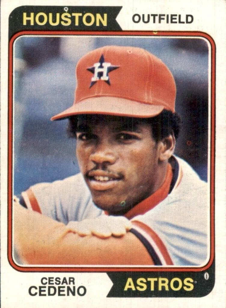 Cesar Cedeno 1974 topps Topps