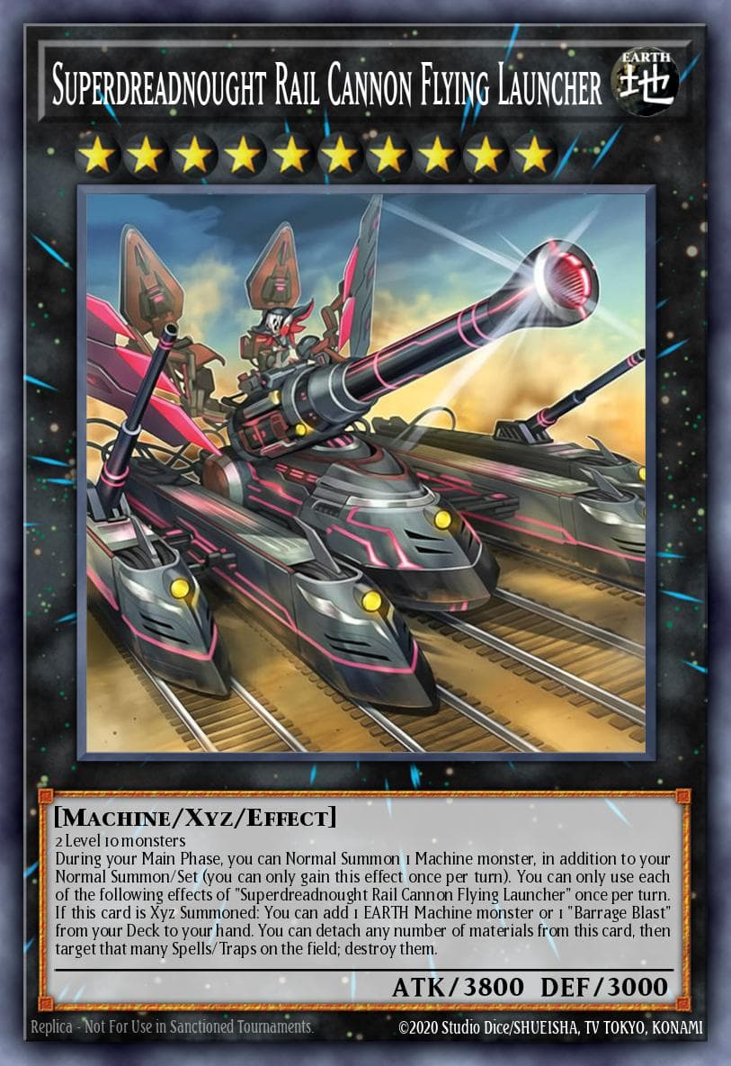 Superdreadnought Rail Cannon Flying Launcher #BLZD-EN044