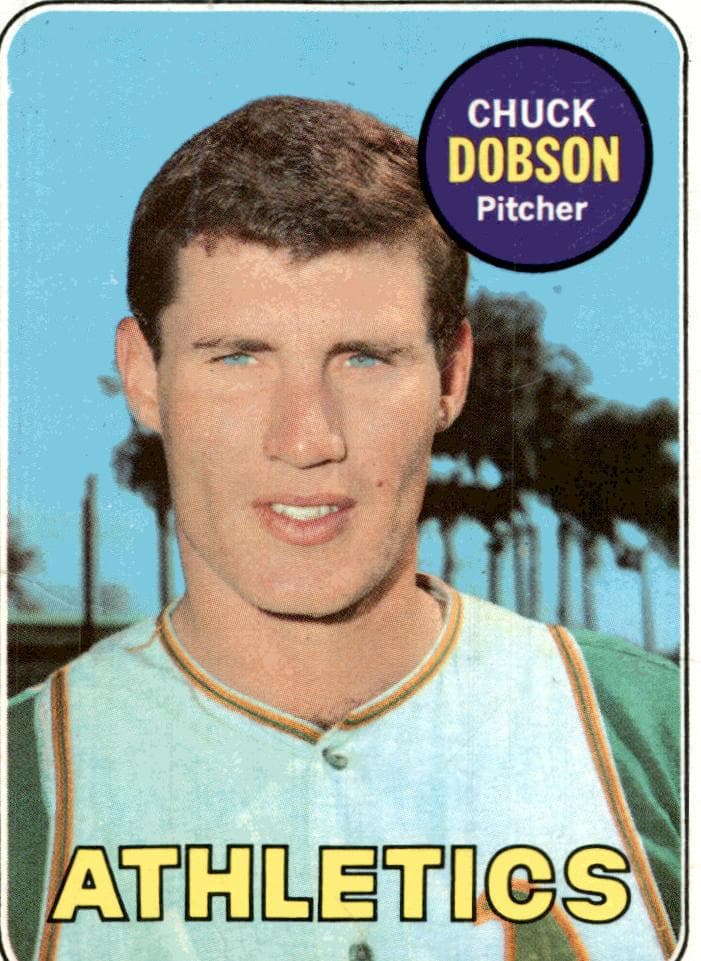 Chuck Dobson 1969 topps Topps