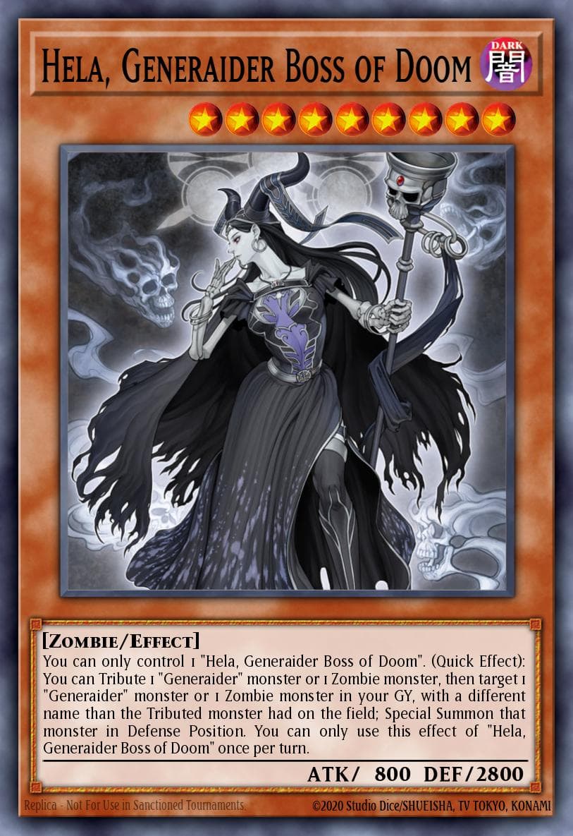 Hela, Generaider Boss of Doom #MYFI-EN032