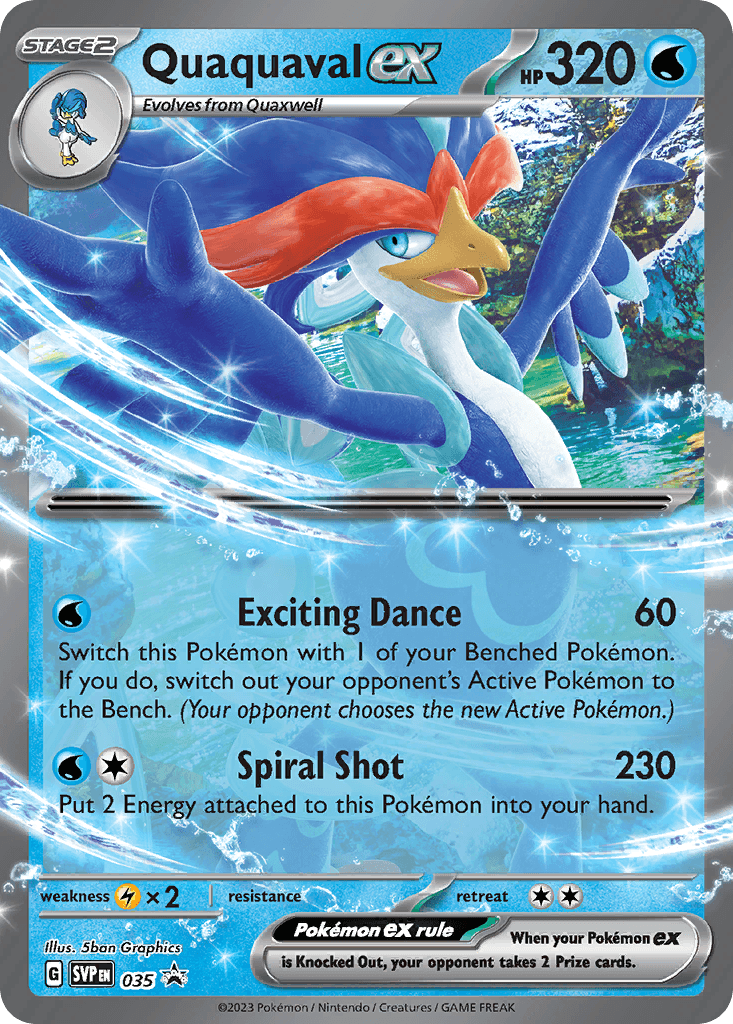 Quaquaval ex 2023 Pokemon