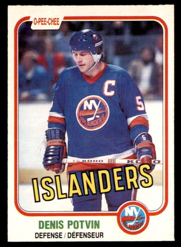 Denis Potvin 1981 topps O-Pee-Chee