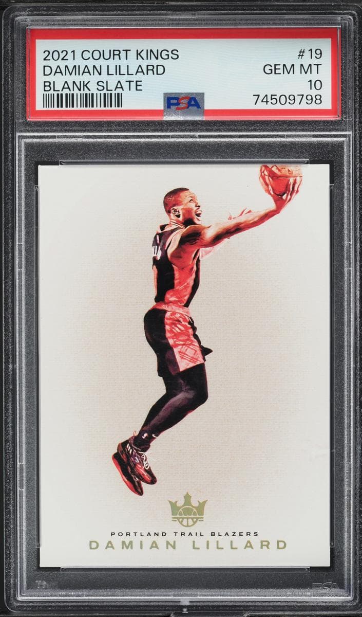 Damian Lillard 2021 panini Panini Court Kings