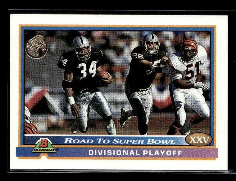 Road to Super Bowl XXV: Raiders vs. Bengals 1991 bowman